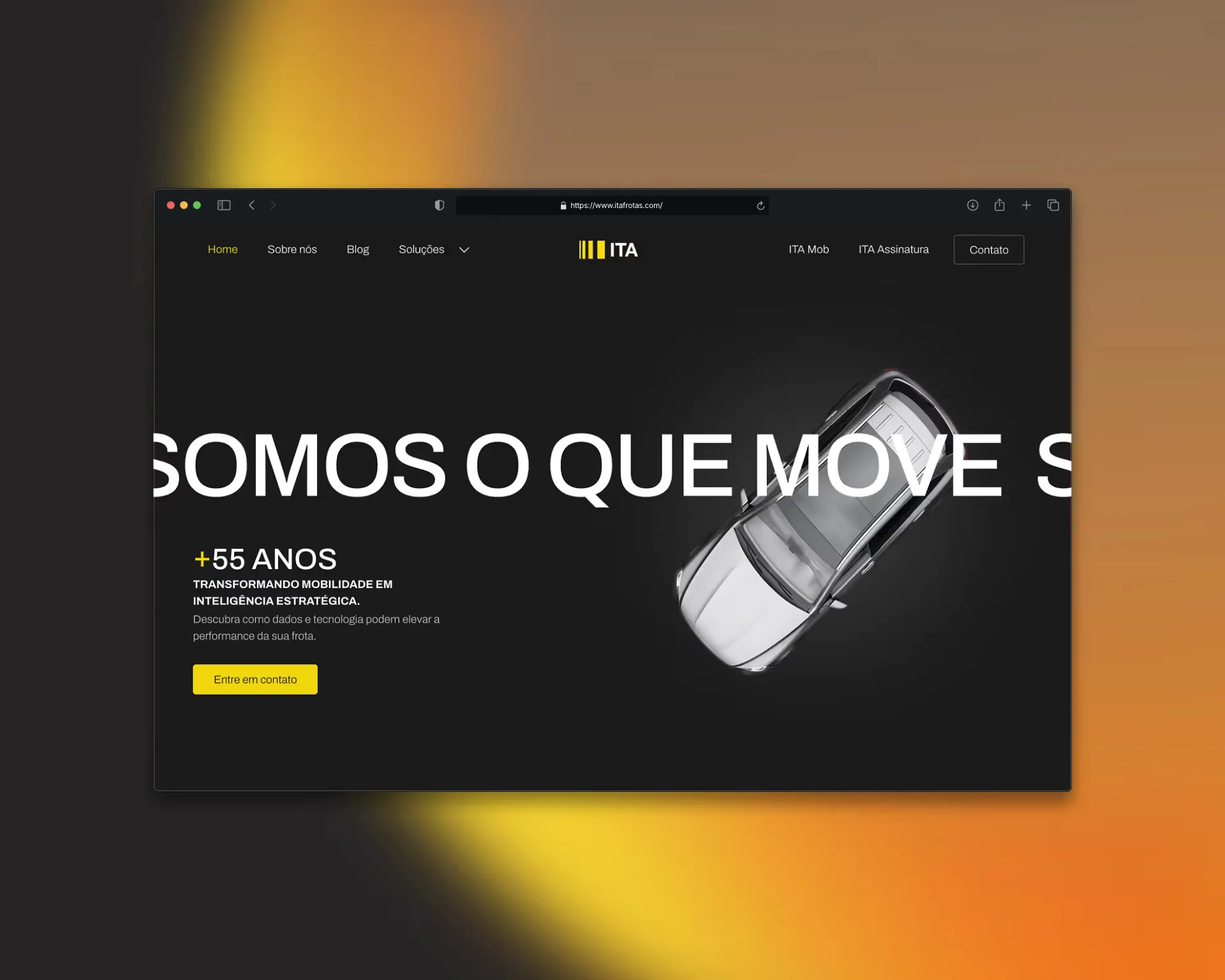 Site da Ita Frotas